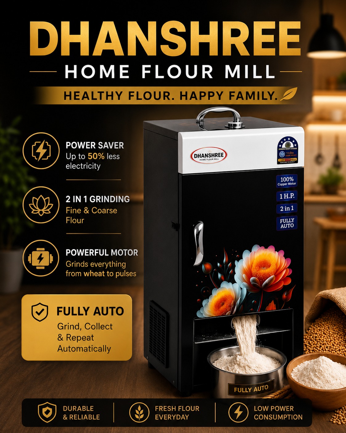 Dhanshree Flour Mill Ad